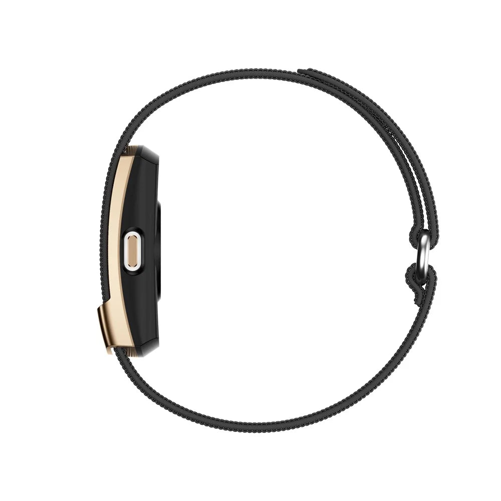 QX Air Smart Health Band Fitness Tracker Heart Rate Blood Oxygen Sleep Monitor IP68 Waterproof Smart Wristband - Black - 2