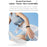 W01 Screenless Smart Band 1ATM Waterproof Heart Rate Blood Oxygen Monitor Sports Wristband - Black - 4