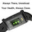 W01 Screenless Smart Band 1ATM Waterproof Heart Rate Blood Oxygen Monitor Sports Wristband - Black - 7