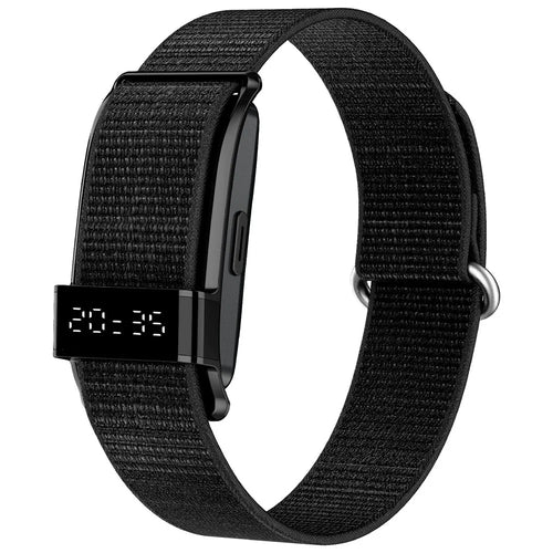 S18 Smart Fitness Tracker Health Monitoring Bracelet IP68 Waterproof Heart Rate Blood Oxygen Sleep Monitor Wristband - Black - 1