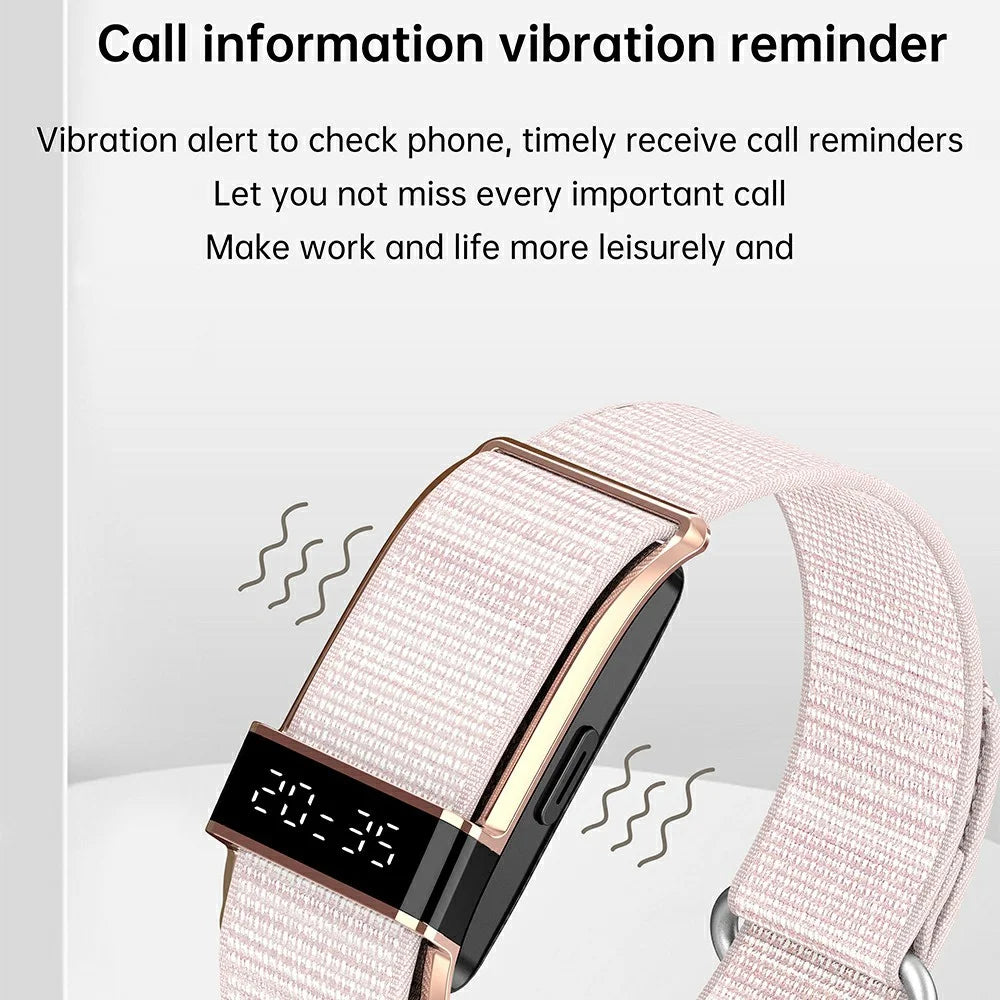 S18 Smart Fitness Tracker Health Monitoring Bracelet IP68 Waterproof Heart Rate Blood Oxygen Sleep Monitor Wristband - Black - 6