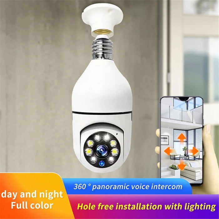 XY-3120S Bulb Shape IP Camera Wireless 2.4G / 4G WiFi Home Security Camera Two-Way Voice Call Webcam Support HD 360-Degree Panoramic Rotation - 2