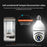 XY-3120S Bulb Shape 4G / 5G WiFi IP Camera Wireless Home Security Camera HD 360-Degree Panoramic Adjustable Webcam Support Two-Way Voice Call - 6