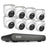 ZOSI PoE Security Camera System with 5MP 8CH NVR and 8Pcs AI Human Vehicle Detection 100ft Night Vision HD Outdoor 4MP IP Cameras (No Hard Drive) - White - 1