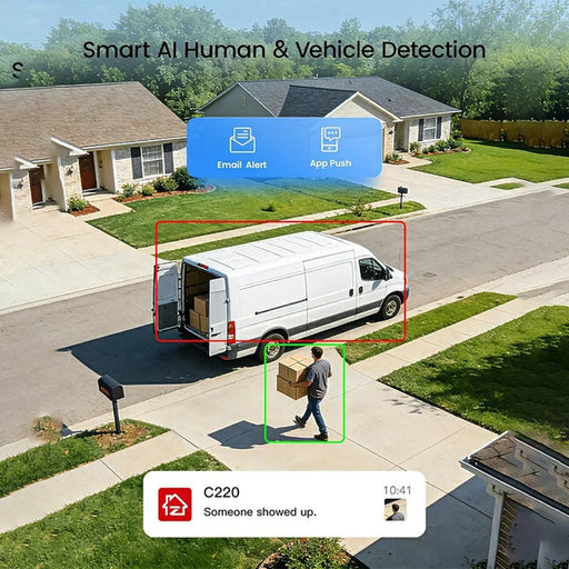 ZOSI PoE Security Camera System with 5MP 8CH NVR and 8Pcs AI Human Vehicle Detection 100ft Night Vision HD Outdoor 4MP IP Cameras (No Hard Drive) - White - 2