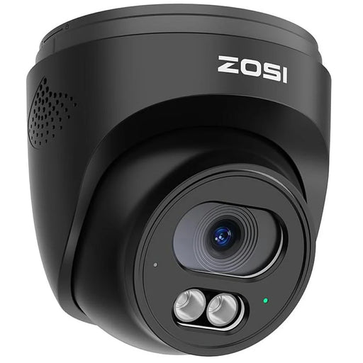 ZOSI C220 4MP 2.5K Outdoor PoE Security Camera Compatible with Zosi PoE NVR 100ft Night Vision AI Human Detection Two-Way Audio IP Camera - Black - 1