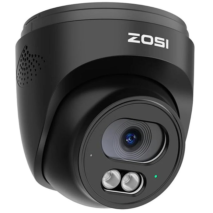 ZOSI C220 4MP 2.5K Outdoor PoE Security Camera Compatible with Zosi PoE NVR 100ft Night Vision AI Human Detection Two-Way Audio IP Camera - Black - 1
