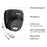 ZOSI C220 4MP 2.5K Outdoor PoE Security Camera Compatible with Zosi PoE NVR 100ft Night Vision AI Human Detection Two-Way Audio IP Camera - Black - 7