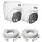 ZOSI C220 2Pcs 4MP QHD 2.5K Security Camera 100ft Night Vision AI Human Detection Outdoor PoE IP Camera - White - 1