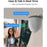 ZOSI C220 2Pcs 4MP QHD 2.5K Security Camera 100ft Night Vision AI Human Detection Outdoor PoE IP Camera - White - 6