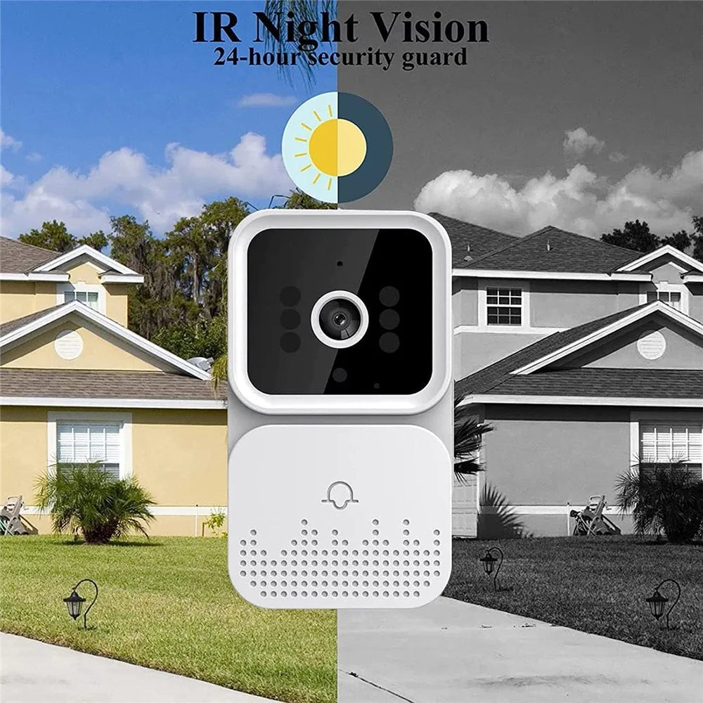 M-01 Smart Doorbell Camera Remote Controlled HD Two-way Audio Call Door Bell Night Vision Cam Monitor for Home - 4