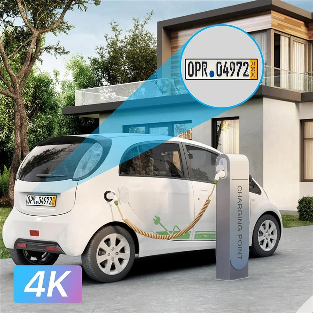 ZOSI 1Pc 4K PoE Add-on Camera 8MP AI Human Vehicle Detection Waterproof Color Night Vision Security Bullet Cam - White - 7