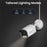 ZOSI C186 4Pcs 4K PoE Security Cameras Compatible with ZOSI 4K PoE NVR 8MP Outdoor Indoor Aurora Lux True Color Night Vision AI Person Vehicle Detection Two-way Audio IP Cameras - White - 5