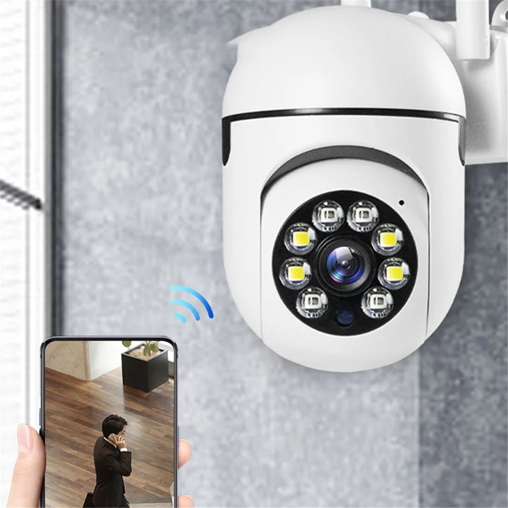 XY-31SZ 2.4G Wireless Camera Home Security Monitor Camera with HD Night Vision 360-Degree Panoramic Surveillance Camera Support Mobile Phone Connection - EU Plug - 3