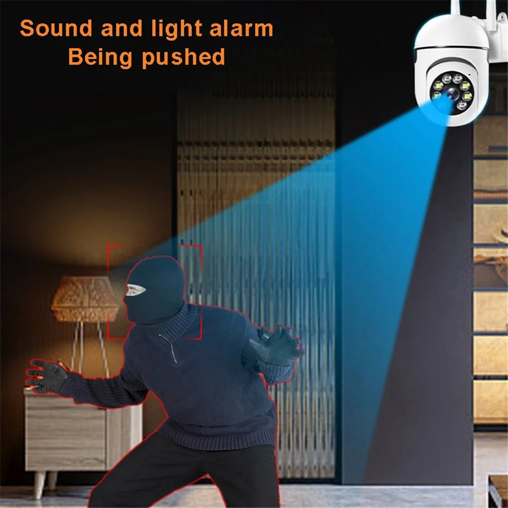 XY-31SZ 2.4G Wireless Camera Home Security Monitor Camera with HD Night Vision 360-Degree Panoramic Surveillance Camera Support Mobile Phone Connection - EU Plug - 4