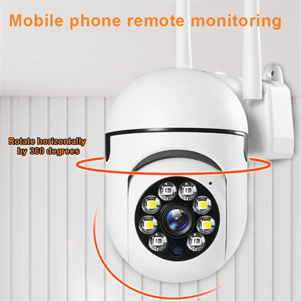XY-31SZ 2.4G Wireless Camera Home Security Monitor Camera with HD Night Vision 360-Degree Panoramic Surveillance Camera Support Mobile Phone Connection - EU Plug - 5