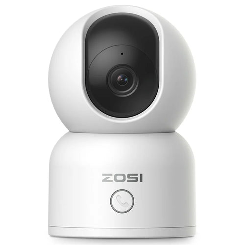 ZOSI C518 1080P Security Camera 2MP Indoor WiFi Pan Tilt AI Human Detection Auto Tracking Night Vision Two-Way Audio Safety Camera - White  /  EU Plug - 1