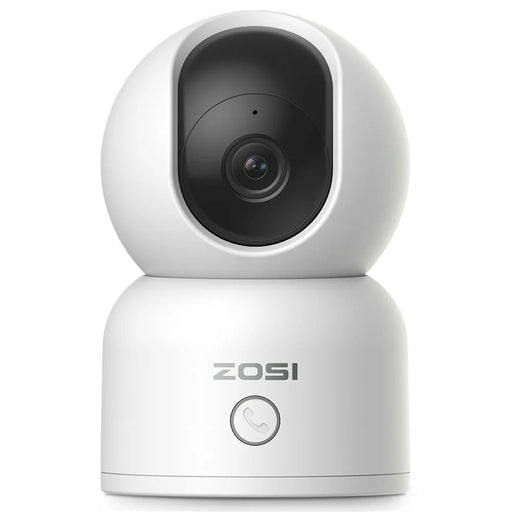 ZOSI C518 1080P Security Camera 2MP Indoor WiFi Pan Tilt AI Human Detection Auto Tracking Night Vision Two-Way Audio Safety Camera - White  /  EU Plug - 1