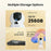 ZOSI C518 1080P Security Camera 2MP Indoor WiFi Pan Tilt AI Human Detection Auto Tracking Night Vision Two-Way Audio Safety Camera - White  /  EU Plug - 7