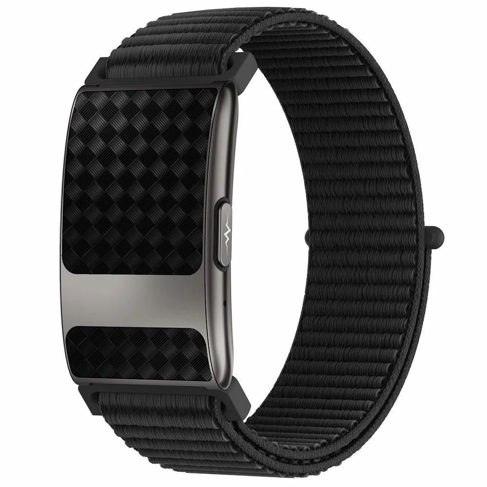 TK35 Pro Screenless Smart Band ECG Heart Rate SpO2 Body Temp Health Tracker IP68 Waterproof - Black - 1