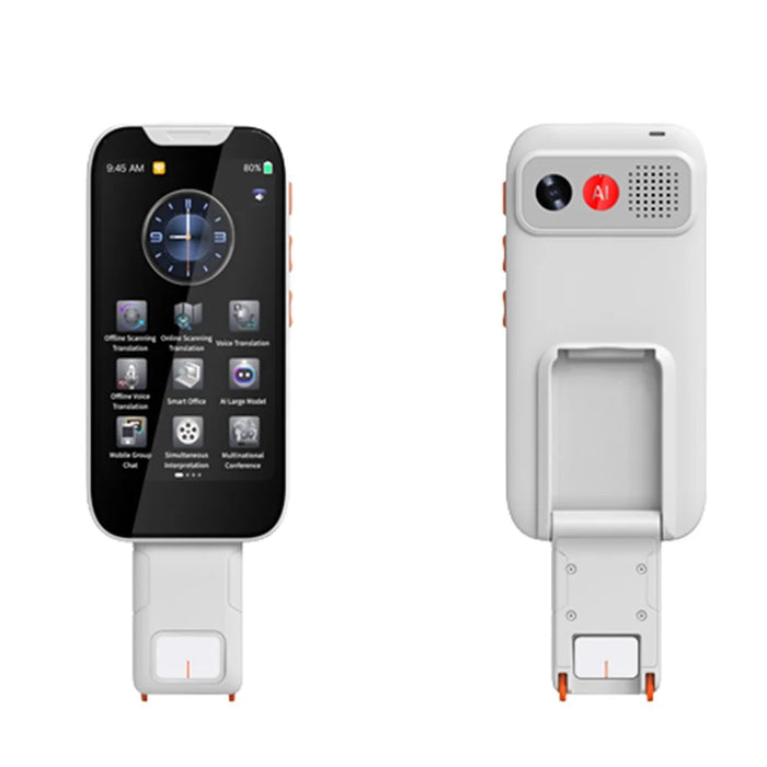 F17 AI Scan Translator Pen 143 Languages Online for Travel Business Voice Translation Device - White - 2