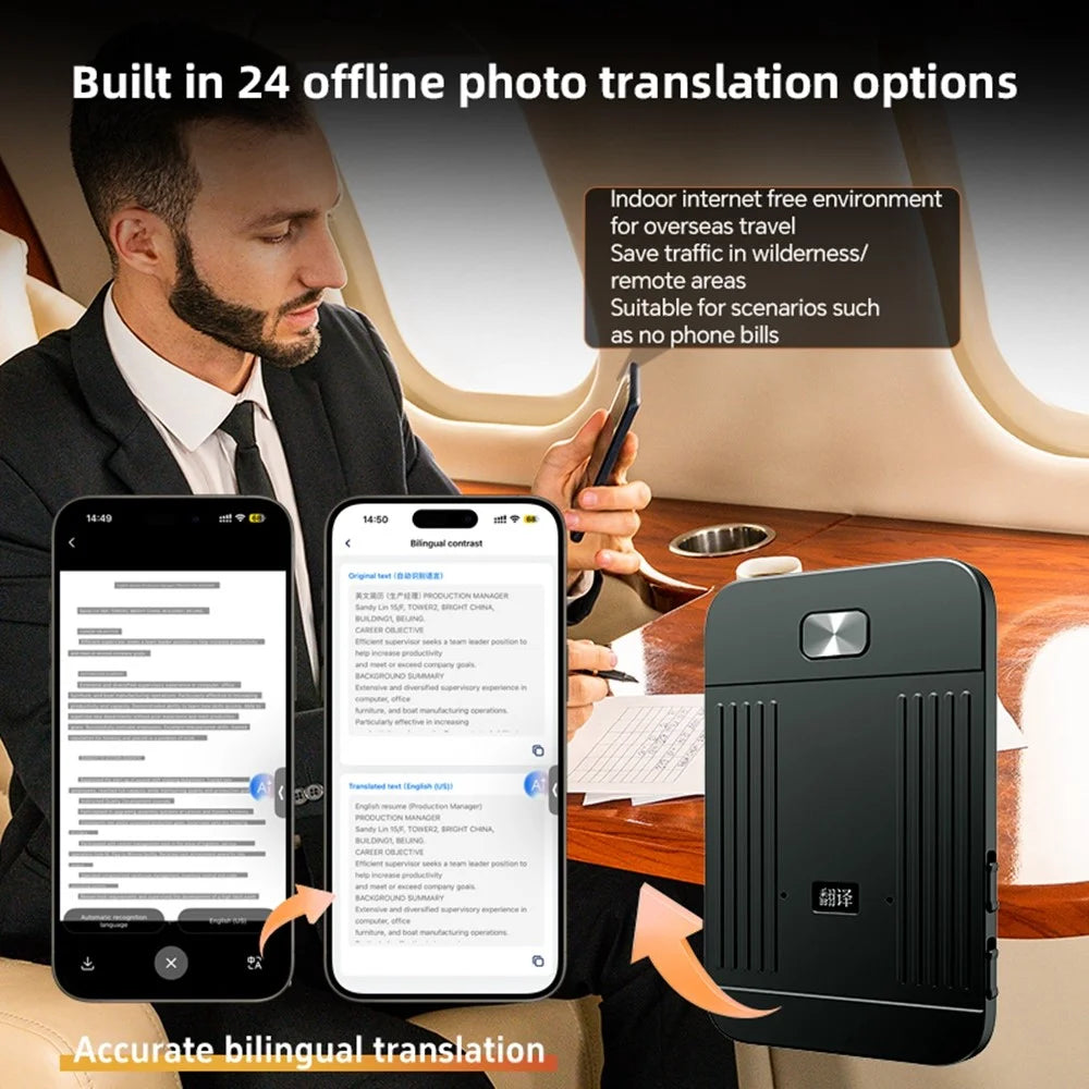 T15 AI Translator 147 Languages Online Translation Smart Transcription Mind Map for Video Call - 5