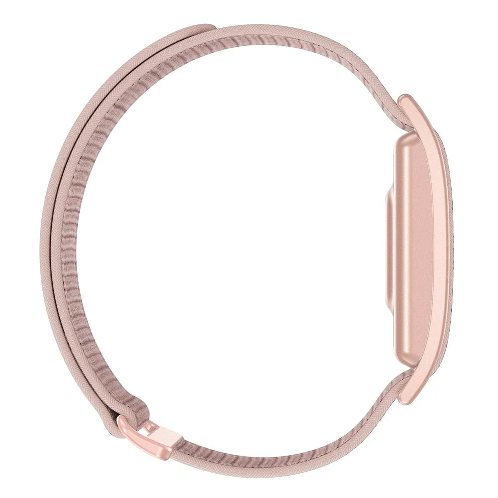 LC116 Screenless Smart Wristband Fitness Tracker Heart Rate Blood Oxygen Sleep Monitor Bluetooth-Compatible 1ATM Waterproof - Pink - 5