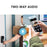 WF005-708BD Wireless Doorbell Camera 2.4G WiFi Door Bell with Motion Detector, Night Vision, 2-Way Audio, 128G TF Card Storage - Black - 6