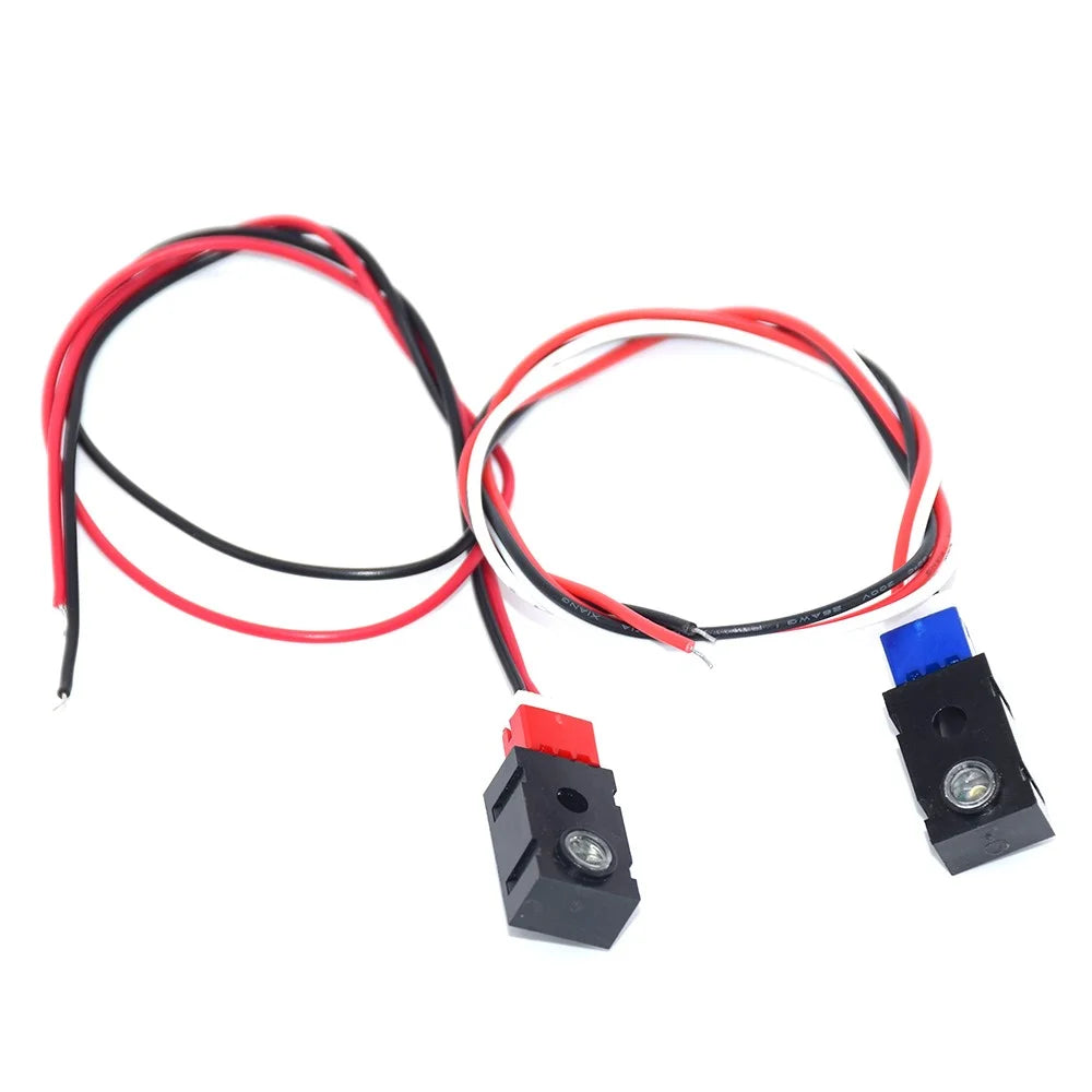 2Pcs Infrared Beam Sensor Detector Alarm Photocell Photoelectric Switch DC 12-24V Light Control Switch Detect Distance 2m - Normal Close - 1