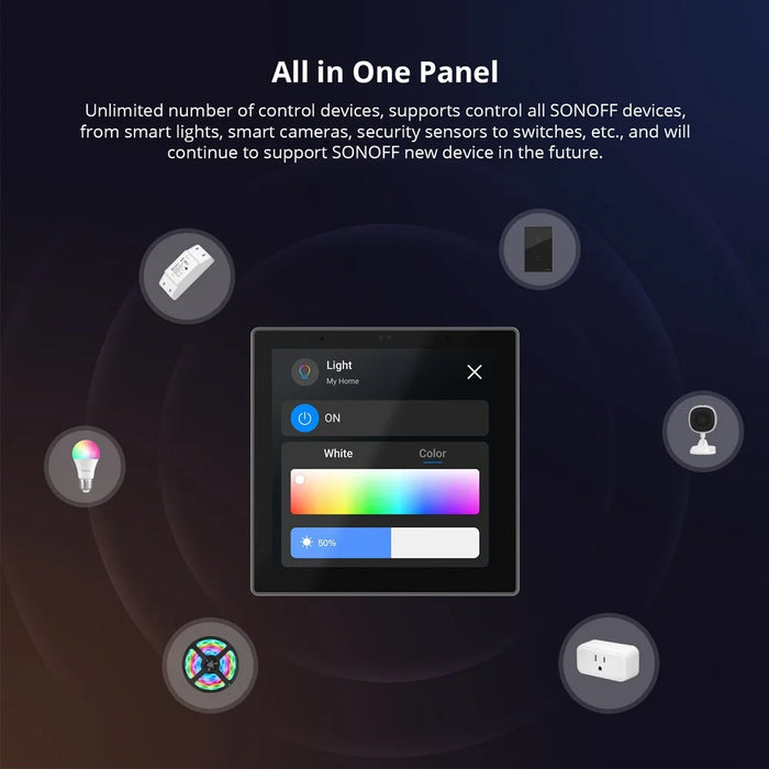 SONOFF NSPanel Pro Smart Home WiFi Central Control Panel Home Security Smart Controller - Black - 3