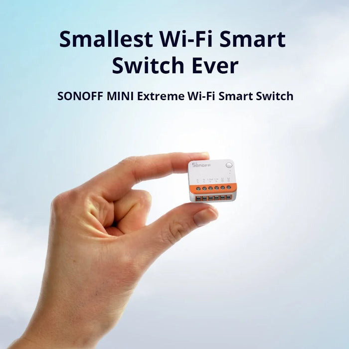SONOFF MINIR4 WiFi Smart Switch Module Zero Fire Modified Parts Mini WiFi Voice Remote Control Home Switch - 2