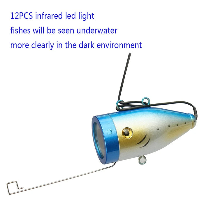 SY7100 7-inch LCD Underwater Fishing Camera Fish Finder Video Camera, US Plug - 4