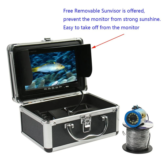 SY7100 7-inch LCD Underwater Fishing Camera Fish Finder Video Camera, US Plug - 6
