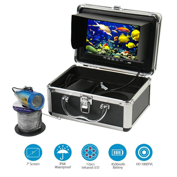 SY7100 7-inch LCD Underwater Fishing Camera Fish Finder Video Camera, US Plug - 7