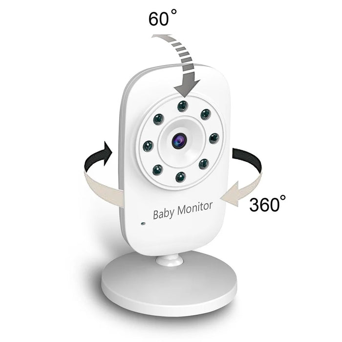 SM24 2.4Ghz Wireless Video Baby Monitor 2.4-inch Two-Way Voice Camera for Indoor Surveillance  - EU Plug - 3