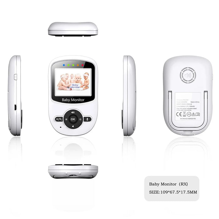 SM24 2.4Ghz Wireless Video Baby Monitor 2.4-inch Two-Way Voice Camera for Indoor Surveillance  - EU Plug - 6