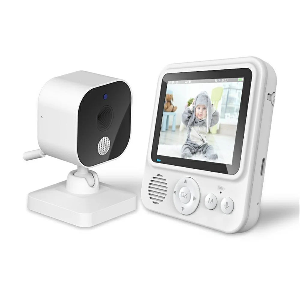 ABM900 Baby Monitor 2.8 inch Indoor Security Camera Two-Way Audio, Lullabies - US Plug - 1