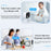 ABM900 Baby Monitor 2.8 inch Indoor Security Camera Two-Way Audio, Lullabies - US Plug - 5