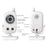UU24 2.4-inch LCD Baby Monitor Temperature Detection 2 Way Voice Built-in Lullabies Baby Security Camera - US Plug - 4