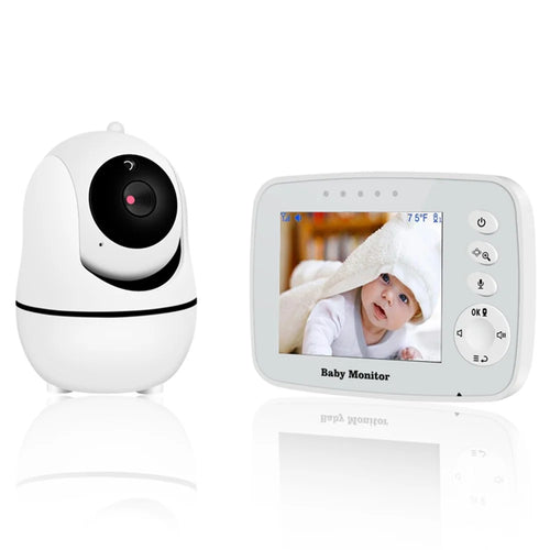SM32PTA 3.5-inch Baby Monitor Two-Way Audio Night Vision Surveillance Camera - US Plug - 1
