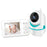 D031 3.2-inch LCD Baby Monitor 2 Way Voice Built-in Lullabies Home Baby Security Camera - Blue / EU Plug - 1