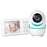 D031 3.2-inch LCD Baby Monitor 2 Way Voice Built-in Lullabies Home Baby Security Camera - Blue / EU Plug - 2