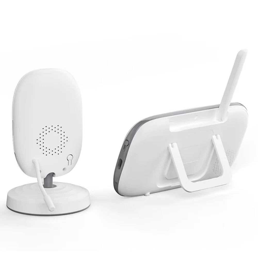 ABM600 3.5-inch Video Baby Monitor Dual Channel Camera Monitor Support Two-Way Voice - US Plug - 2