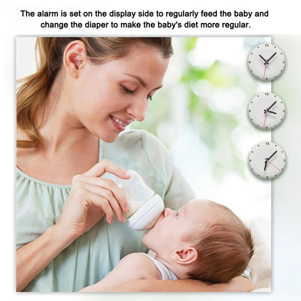 ABM600 3.5-inch Video Baby Monitor Dual Channel Camera Monitor Support Two-Way Voice - US Plug - 7