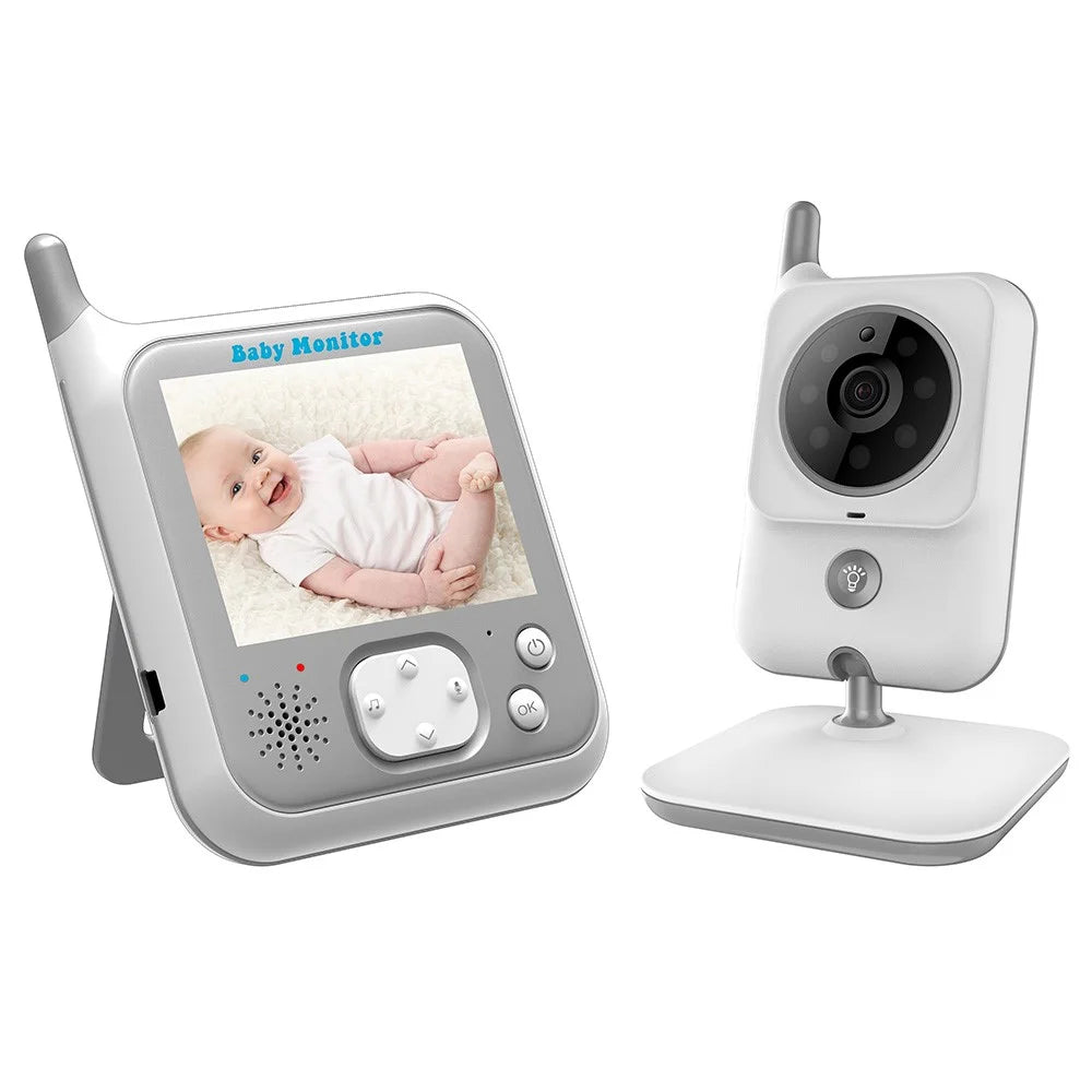 VB607 Baby Safety Monitor 3.2inch Wireless Digital Monitor Two-way Intercom Room Temperature Detection - US Plug - 1