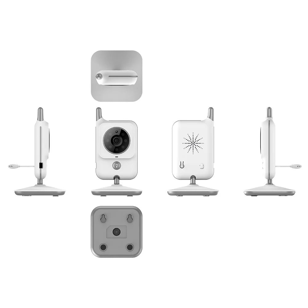 VB607 Baby Safety Monitor 3.2inch Wireless Digital Monitor Two-way Intercom Room Temperature Detection - US Plug - 7