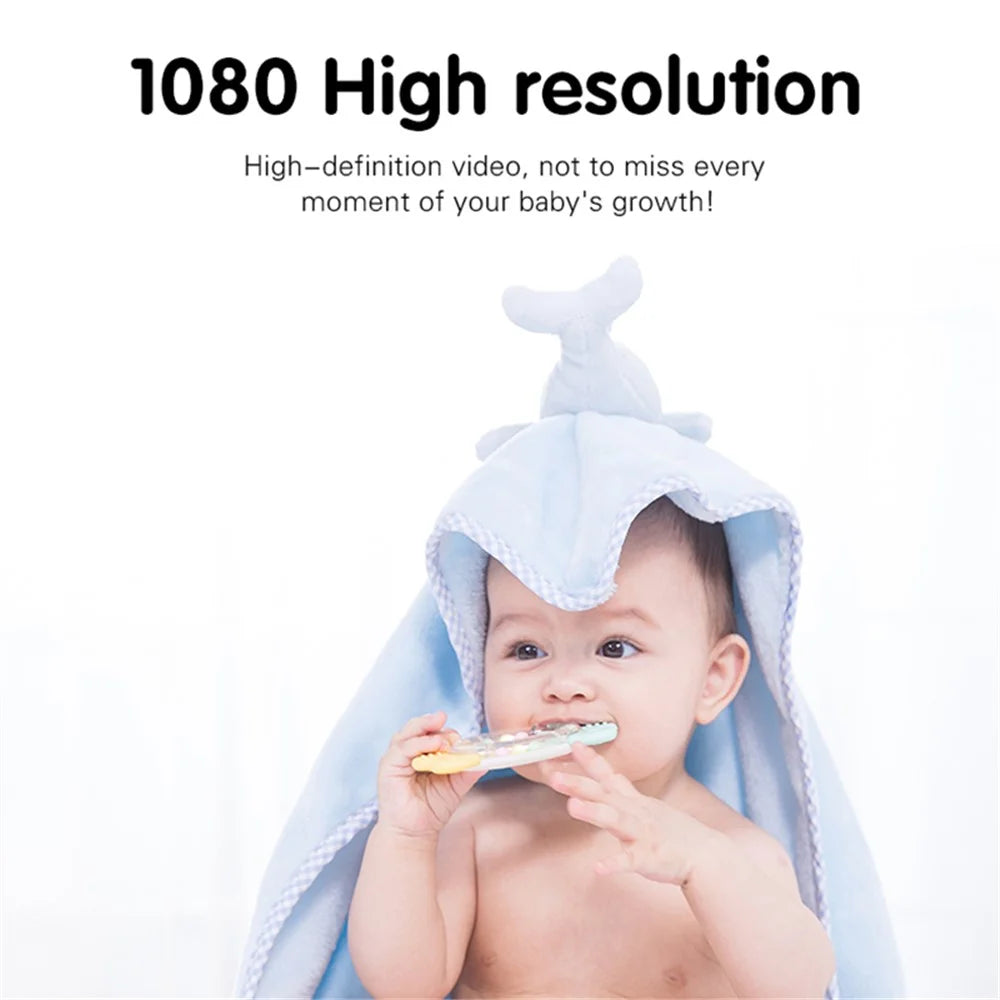 C8 5.0-inch Tuya APP Remote WiFi Camera Cry Detection Wireless Baby Monitor - US Plug - 5