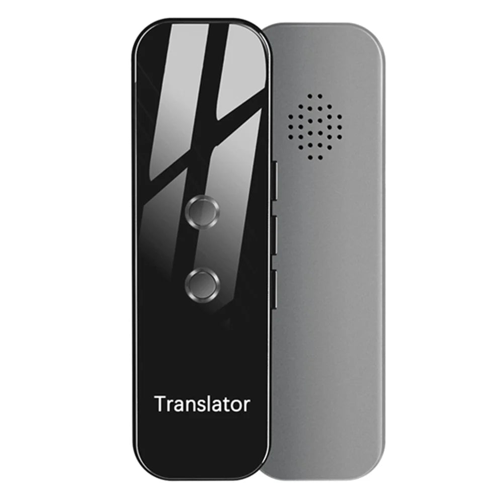 G6 137 Languages Voice Translator Rechargeable Bluetooth-compatible Smart Translation Stick - Grey - 1