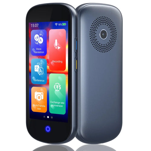 V12 4-inch Touch Screen 137 Languages Voice Translator WiFi Smart Translation Device with Camera - 1