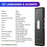 T8S Bluetooth-compatible 137 Languages Speech Translator Rechargeable Smart Translation Stick - Black - 7